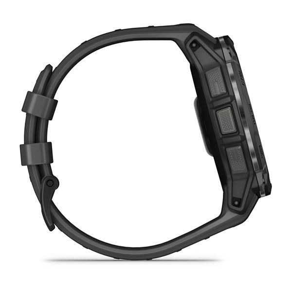Instinct® 3 – 50 mm, AMOLED, Schwarz Mit Charcoal Riemen – Garmin