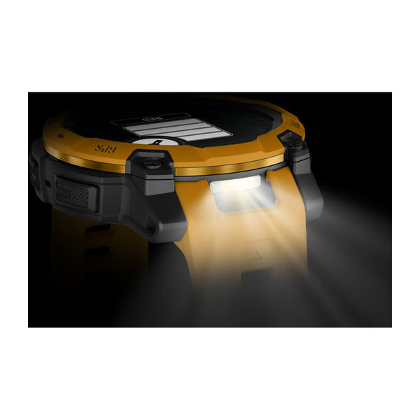 Instinct® 3 – 45 mm, Solar, Sunburst mit Sunburst/Grauem Armband – Garmin