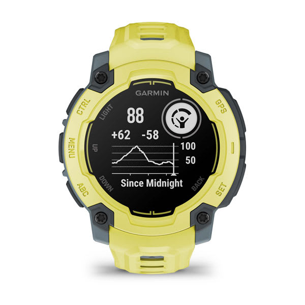Instinct® E – 45 mm, Electric Lime mit Electric Lime Armband – Garmin