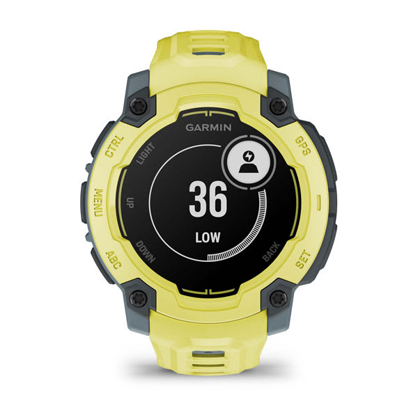 Instinct® E – 45 mm, Electric Lime mit Electric Lime Armband – Garmin