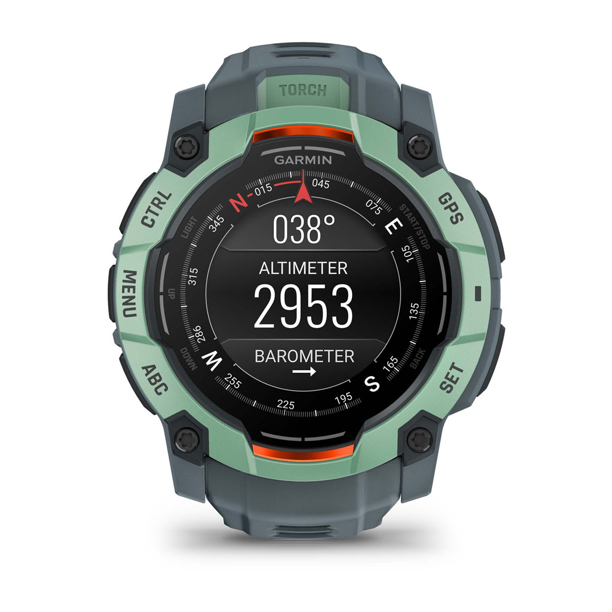 Instinct® 3 – 50 mm, AMOLED, Neotropic mit Twilight Armband – Garmin