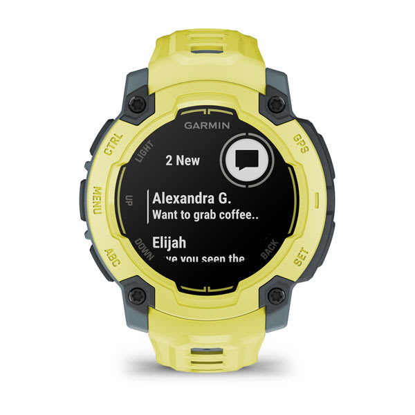 Instinct® E – 45 mm, Electric Lime mit Electric Lime Armband – Garmin