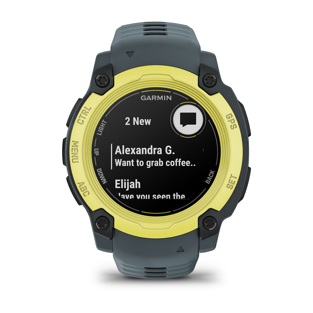 Instinct® E – 40 mm, Electric Lime mit Twilight Armband – Garmin