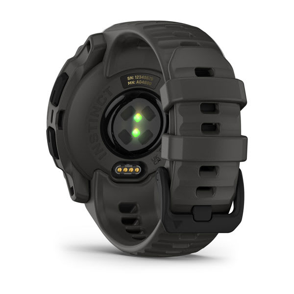 Instinct® E – 40 mm, Schwarz mit Charcoal-Armband – Garmin