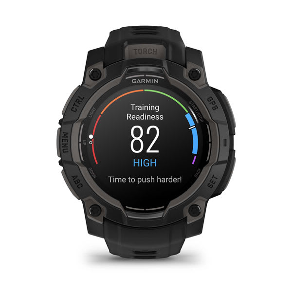 Instinct® 3 – 45 mm, AMOLED, Schwarz mit schwarzem Armband – Garmin