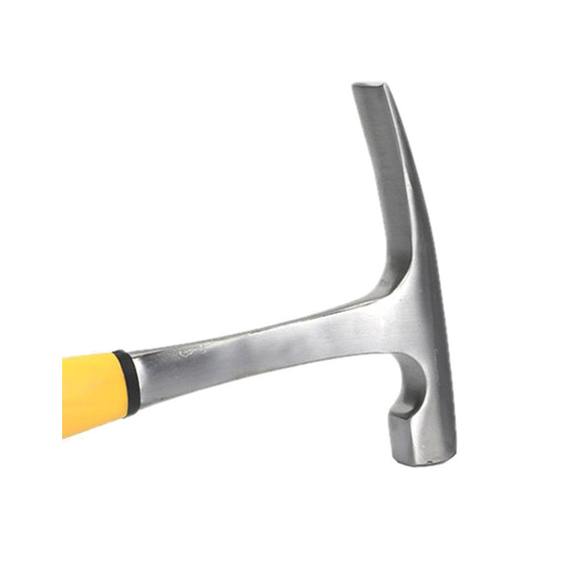 Geologenhammer aus Edelstahl - FLACHKOPF
