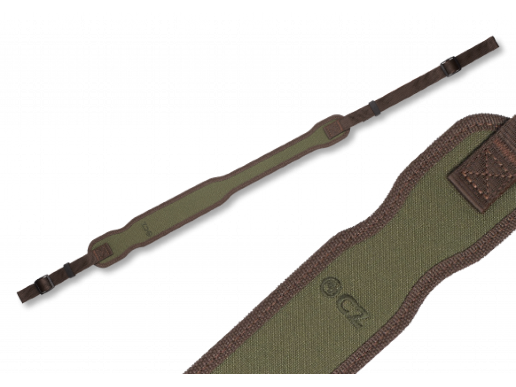 Gewehrriemen - Grün Nylon/Gummibeschichtung - CZ