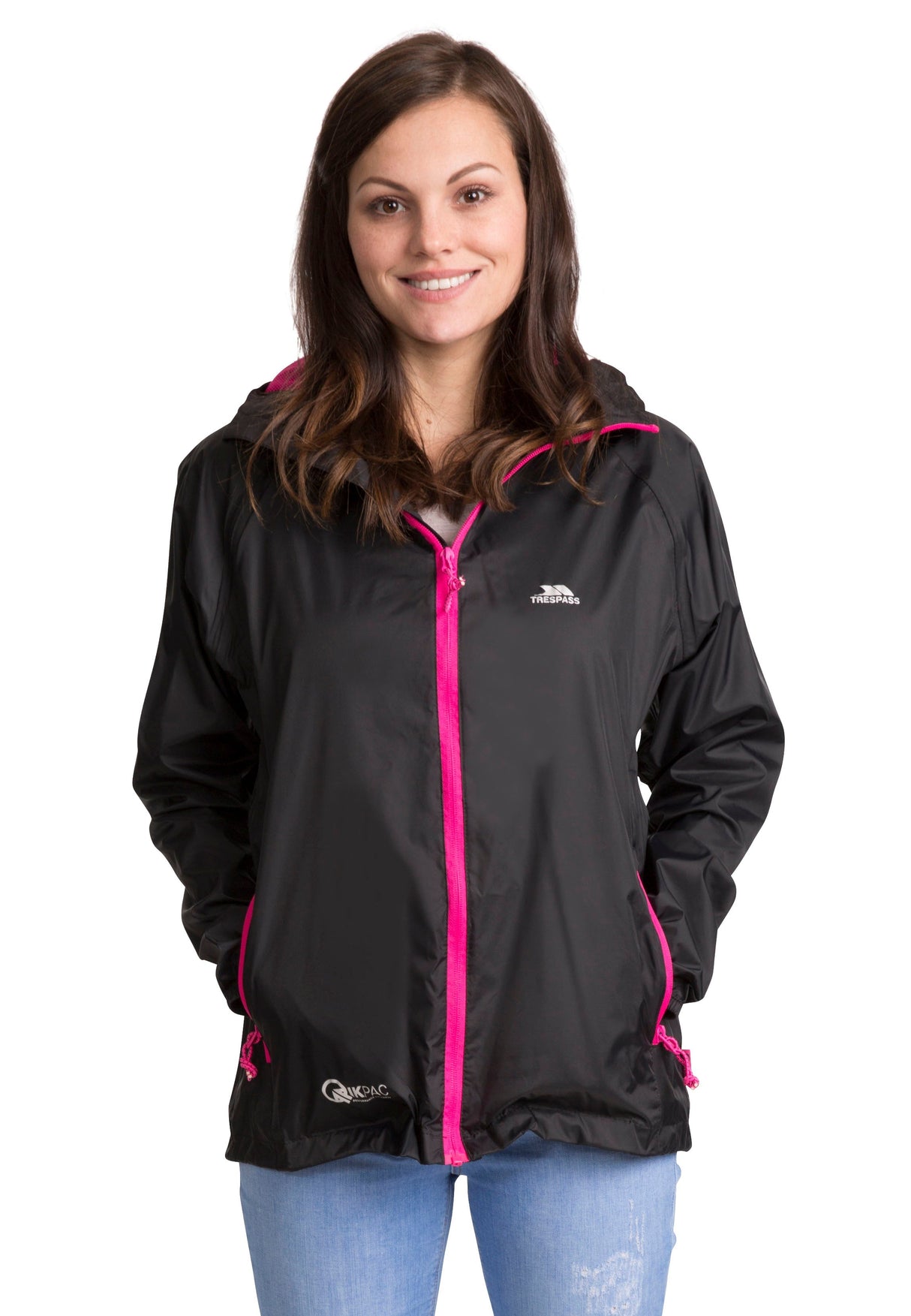 Qikpac Female Jkt - Black - Trespass