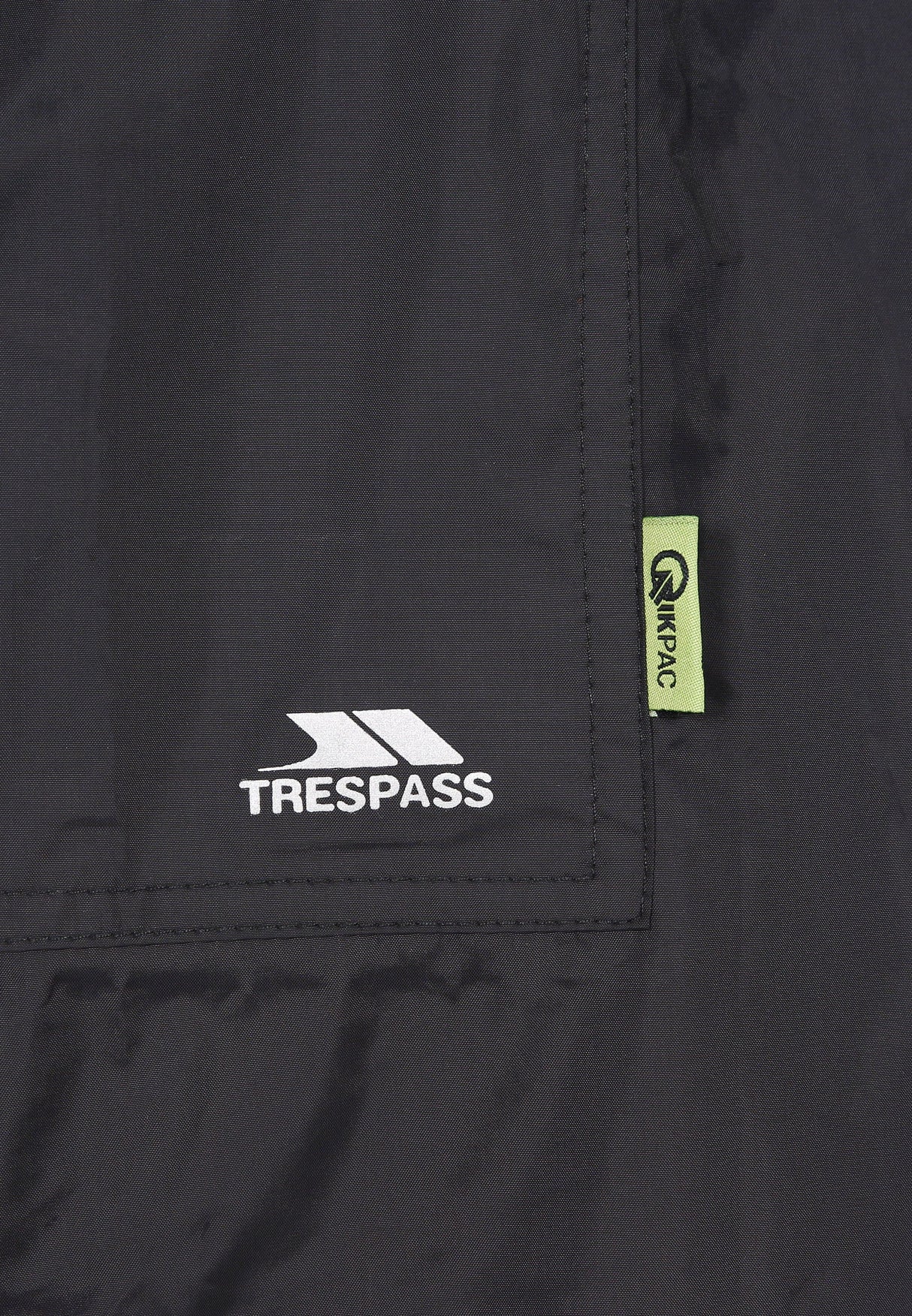 Qikpac Poncho - Black - Trespass