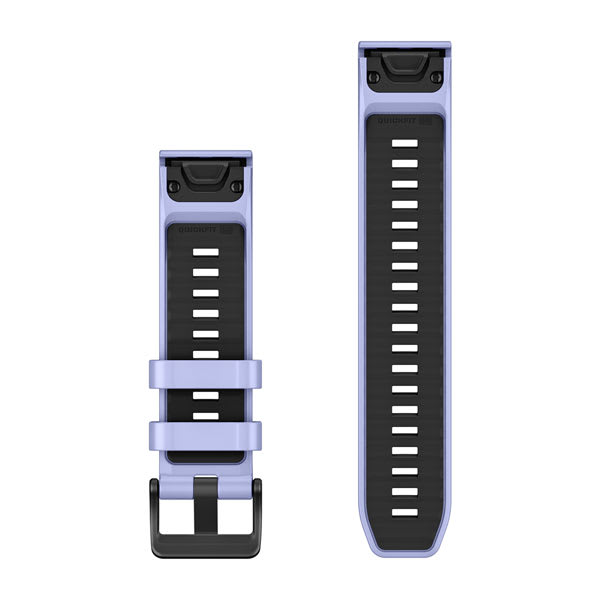 QuickFit® 22 Armbänder, Blueberry Silikon (Taucher-Set mit 3 Teilen) – Garmin