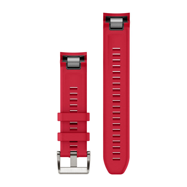 QuickFit® 22 Uhrenarmbänder, Plasma Red Silikonarmband – Garmin
