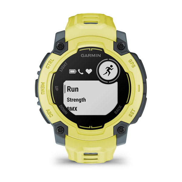 Instinct® E – 45 mm, Electric Lime mit Electric Lime Armband – Garmin
