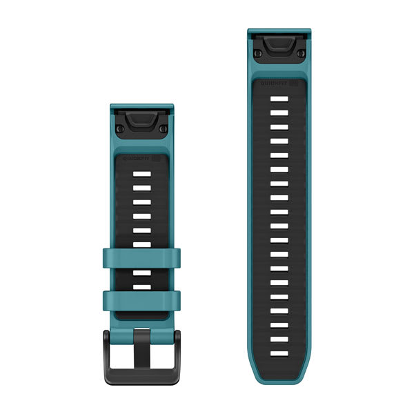 QuickFit® 22 Armbänder, Türkis Silikon (3-teiliges Tauchset) – Garmin