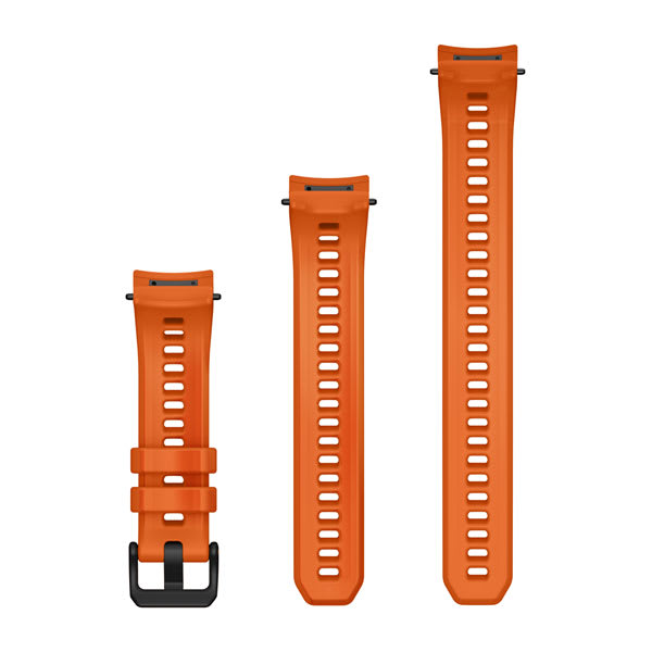 22 mm remme (Instinct® E – 45 mm), Ember Orange silikone 1