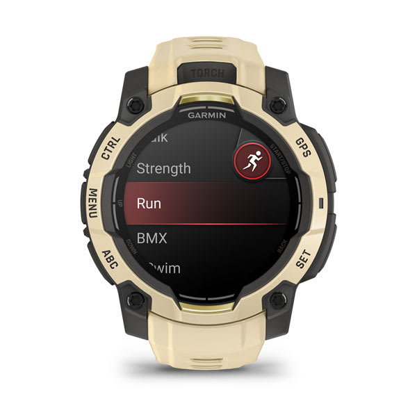 Instinct® 3 – 45 mm, AMOLED, Citrine mit Citrine Armband – Garmin