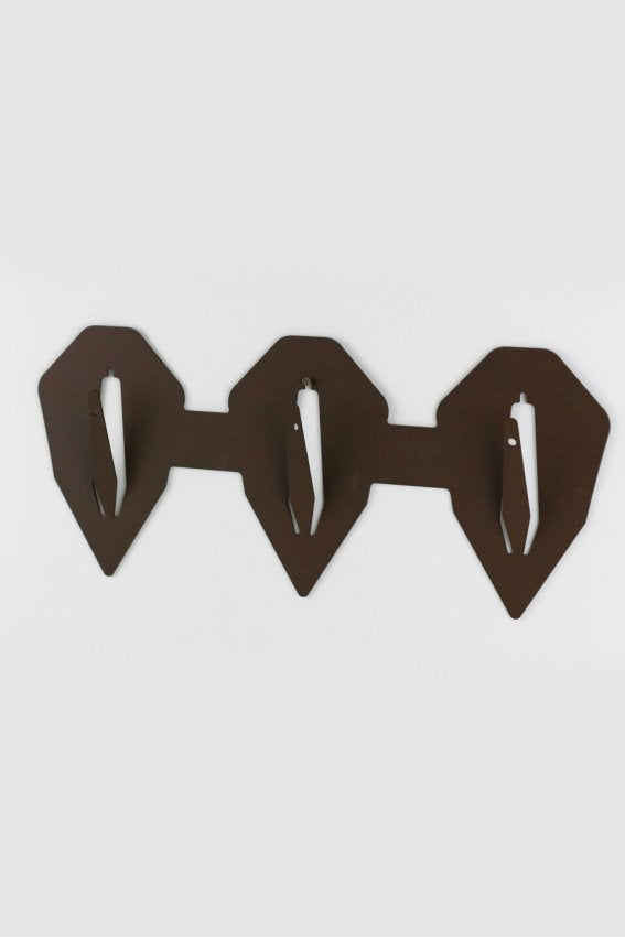 Trophäenteller für 3 Böcke Horizontal - diamond / Corten - Torp Solution