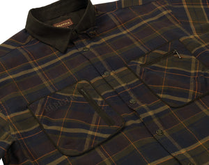 Pajala Hemd - Mellow brown check - Härkila