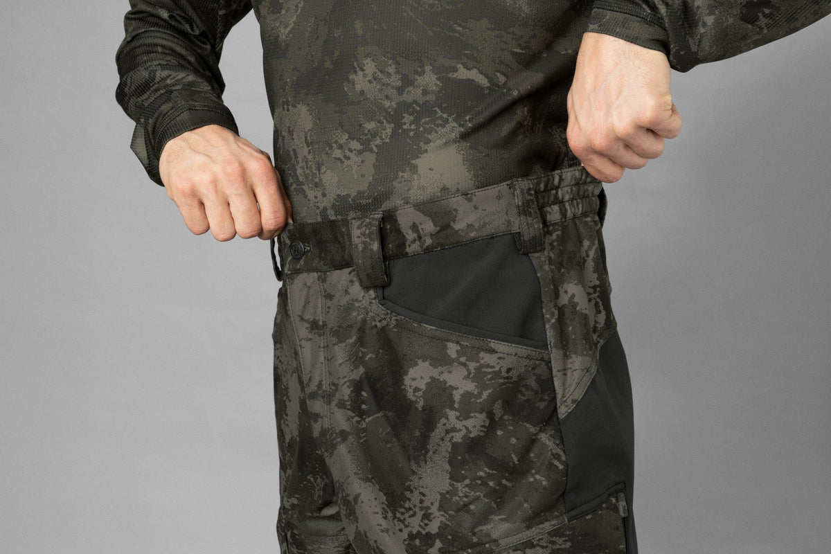 NOCTYX Camo - geräuscharme Hose AXIS MSP®Schwarz/Schwarz - Härkila