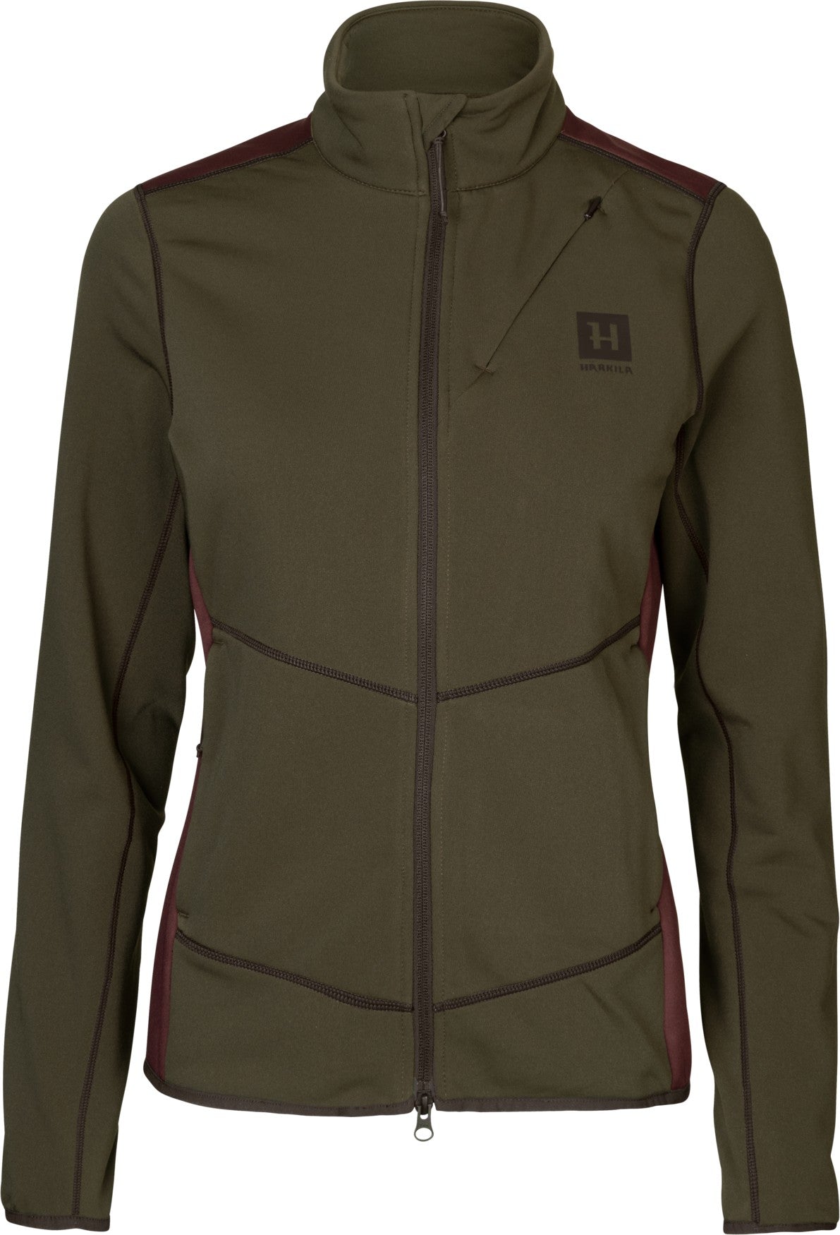 Oda Damen-Fleecejacke Willow green - Härkila