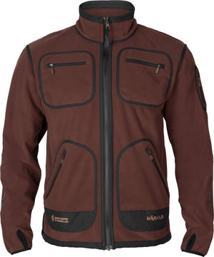 Kamko Fleecejacke - Grün/Bordeaux - Härkila