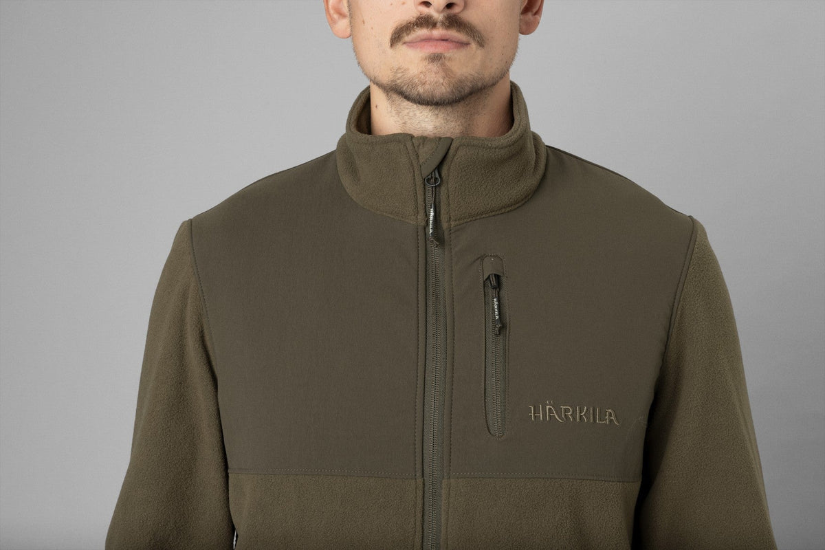 Fjell Fleecejacke - Light willow green - Härkila