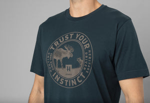 Moose S/S T-Shirt Dunkelblau - Härkila