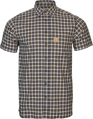 Fjell S/S-Hemd Naval Blue Check - Härkila