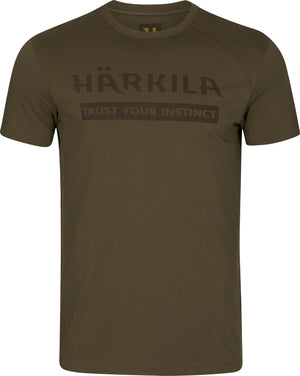 Logo S/S T-Shirt - Willow Green - Härkila