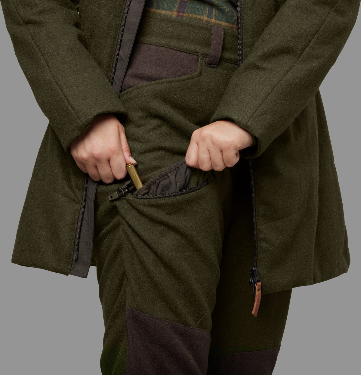 Metso Winterhose Damen Willow green/Shadow brown - Härkila
