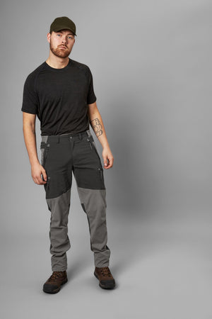 Outdoor-Stretchhose Schwarz/Grau - Seeland
