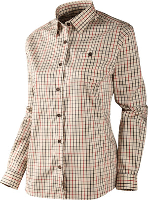Lancaster Lady L/S Hemd - Rot kariert - Härkila