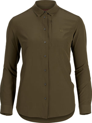 Trail L/S Hemd Damen Willow green - Härkila
