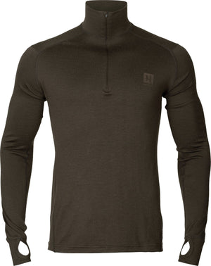 Basis All Season Halbe Zip Shadow Brown - Härkila