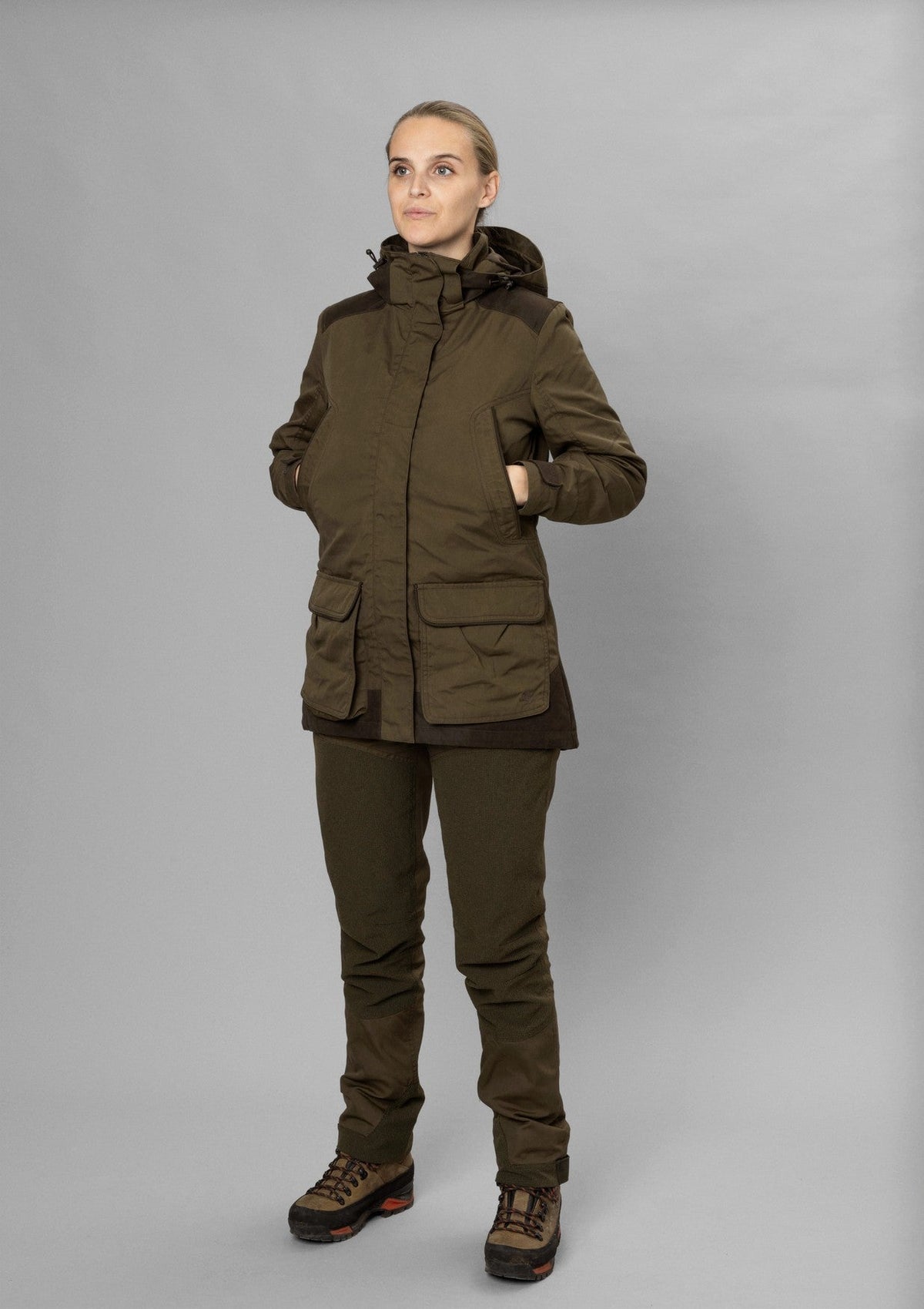 KeyPoint Kora Jacke Pine Green/Grizzly Brown - Seeland