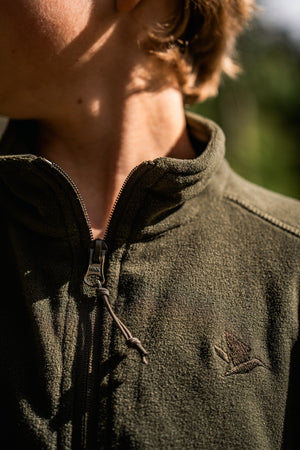Benjamin Junior Fleecejacke Pine green - Seeland
