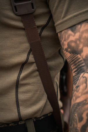Apex Merino T-Shirt Pine green - Seeland