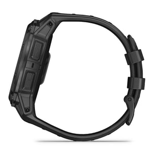 Instinct® 3 – 45 mm, Solar, Tactical Edition, Schwarz mit schwarzem Armband – Garmin