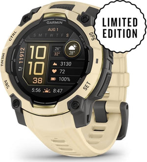Instinct® 3 – 45 mm, Solar, Sunburst med Sunburst/Grey rem 3