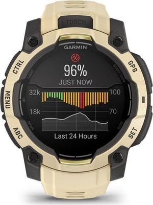 Instinct® 3 – 45 mm, AMOLED, Citrine med Citrine rem 3