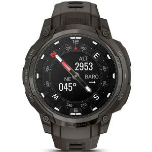 22 mm remme (Instinct® 3 - 45 mm/Instinct Crossover AMOLED), Charcoal silikone med metalspænde 3
