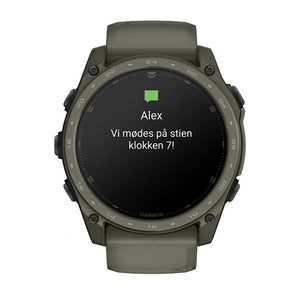 tactix® 8 – 51 mm, AMOLED, Cerakote®-Beschichtung, Inklusive Applied Ballistics Ultralight™ Solver und Olive Cerakote®-Beschichtung – Garmin