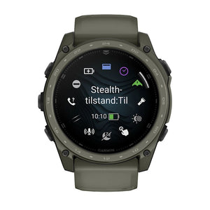 tactix® 8 – 51 mm, AMOLED, Cerakote®-Beschichtung, Inklusive Applied Ballistics Ultralight™ Solver und Olive Cerakote®-Beschichtung – Garmin