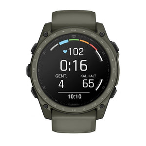 tactix® 8 – 51 mm, AMOLED, Cerakote®-Beschichtung, Inklusive Applied Ballistics Ultralight™ Solver und Olive Cerakote®-Beschichtung – Garmin