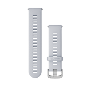 Quick Release remme (18 mm), Pink/Whitestone, sølv hardware 1