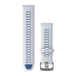 Quick Release remme (18 mm), Whitestone/Tidal Blue, sølv hardware 1
