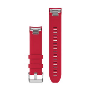 QuickFit® 22 urremme, Plasma Red silikonerem 1