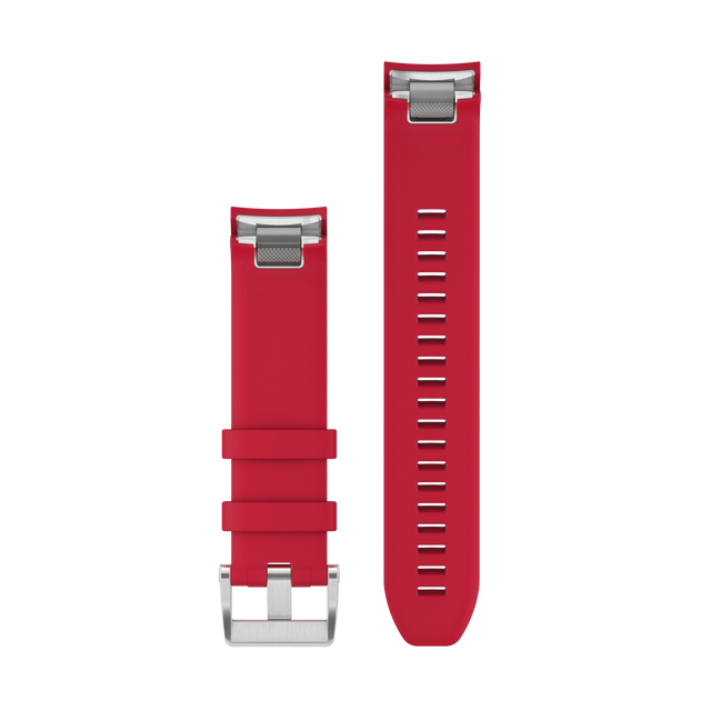 QuickFit® 22 urremme, Plasma Red silikonerem 1
