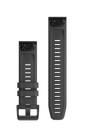 QuickFit® 22 urremme, Slate Grey silikone, sort hardware 1