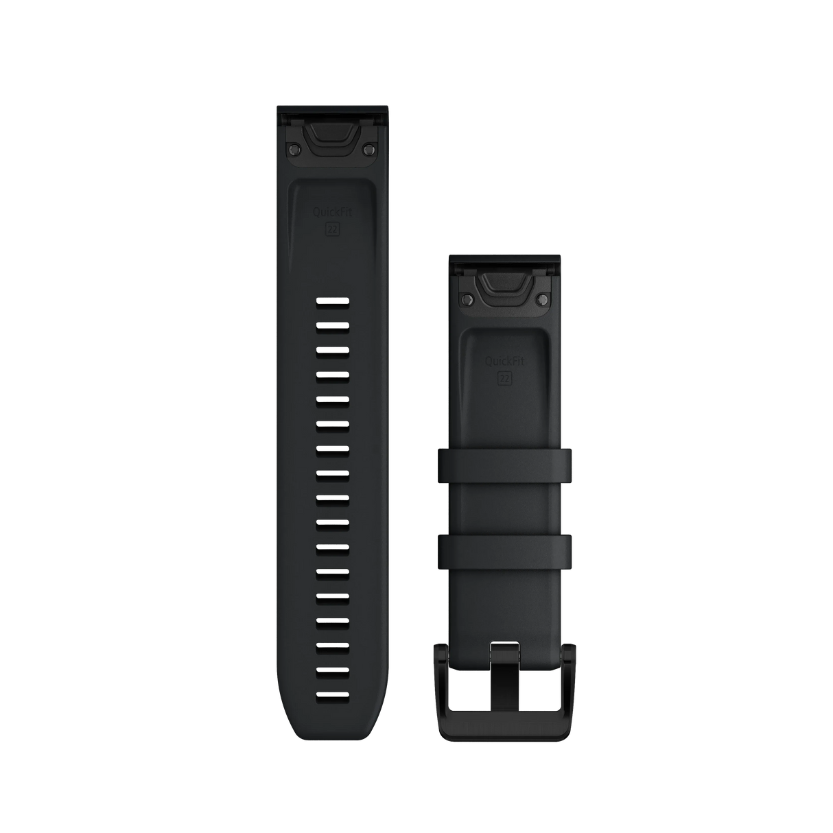 QuickFit® 22 urremme, Slate Grey silikone, sort hardware 3