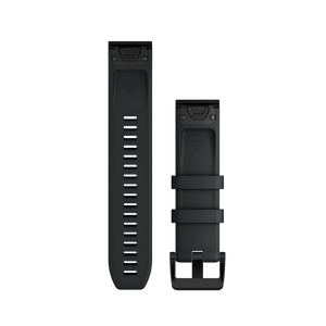 QuickFit® 22 urremme, Slate Grey silikone, sort hardware 3